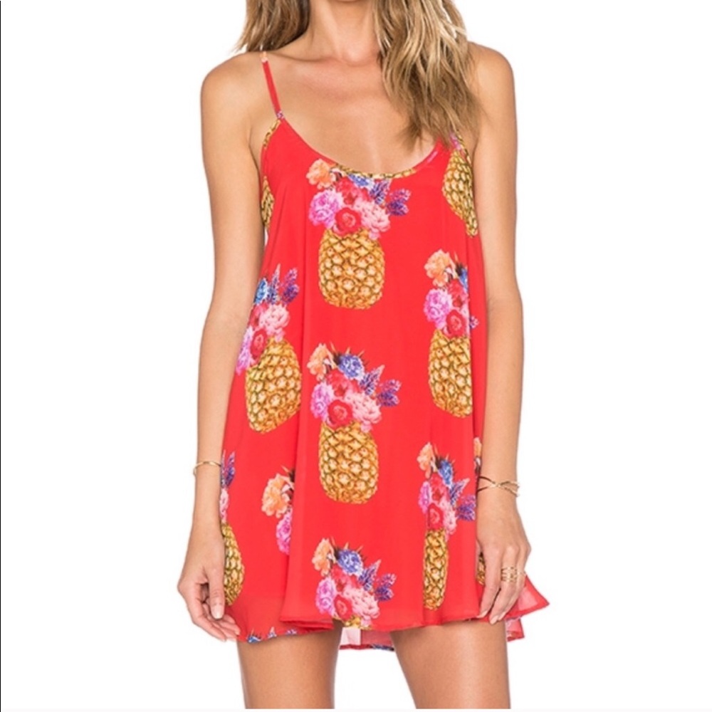 Show Me Your Mumu Bella Dress in Pineapple